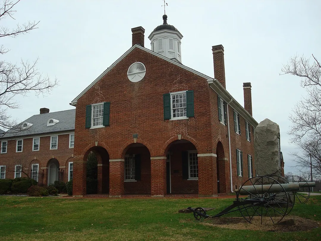 Outside view of the Fairfax County Courthouse, Fairfax, VA