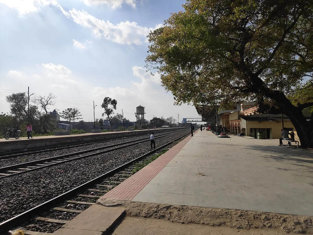 Bairgania Railway Station, Bairgania, Sitamarhi, Bihar, India.