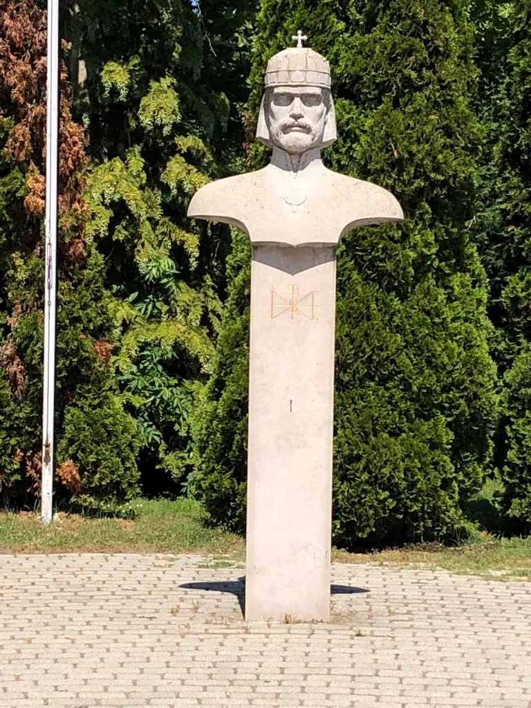 Saint Stephen of Hungary bust in Balatonboglár