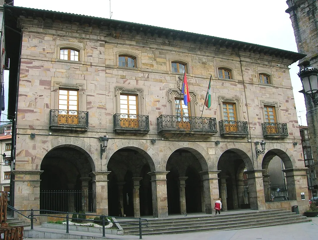 Town council hall of Balmaseda, Biscay.
