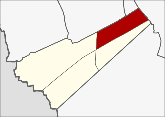 Map of the district (khet) of Bang Bon, Bangkok, Thailand, highlighting the subdistrict (khwaeng) of Khlong Bang Phran.