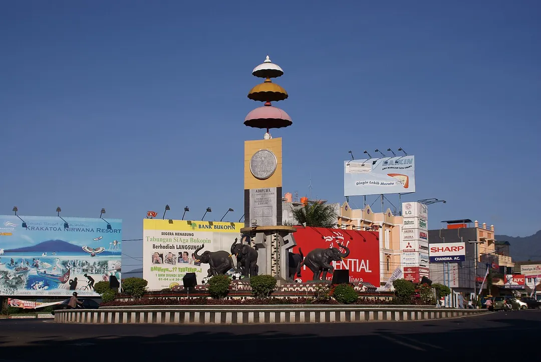 Adipura Monument, Bandar Lampung, Indonesia