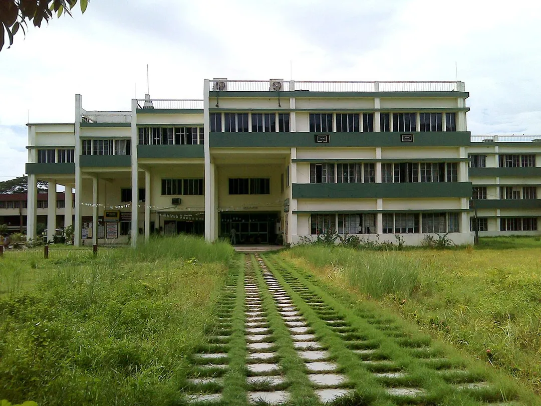 The well maintained Lawn of the Administrative Building