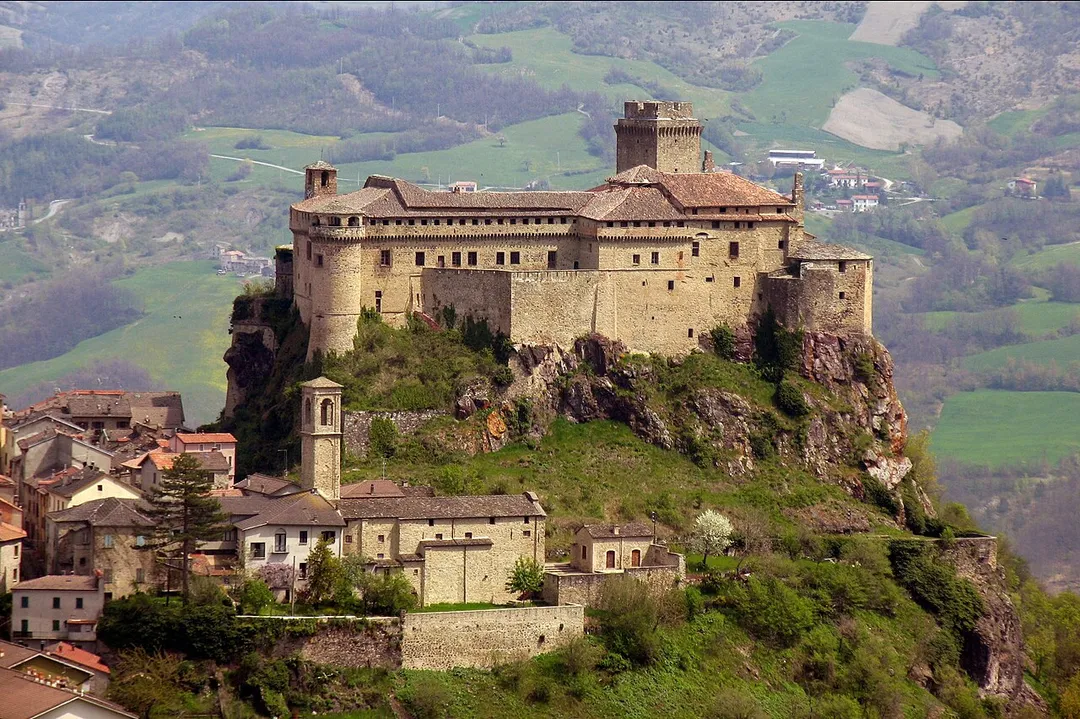 The castle of Bardi (Parma).