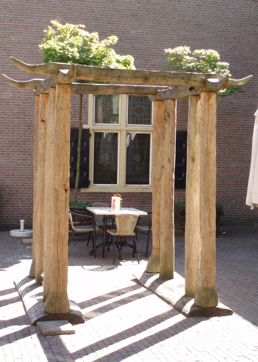 Tempeltje van Barger-Oosterveld (replica) in het Drents Museum te Assen.
