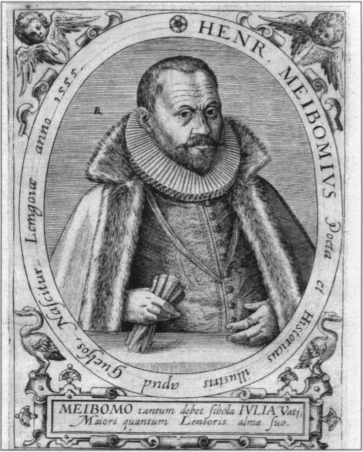 Heinrich Meibom der Ältere (1555-1625); Kupferstich / copper engraving 1600