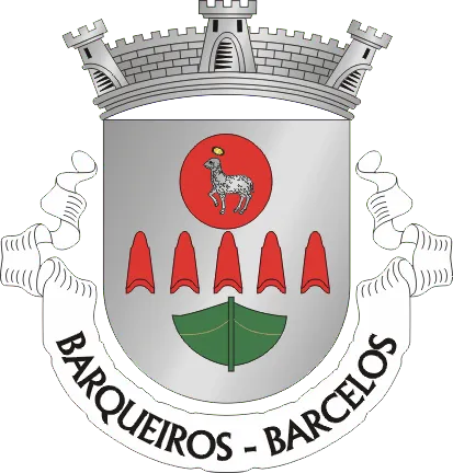 Crest of Barqueiros, a parish in the municipality of Barcelos (Portugal)
