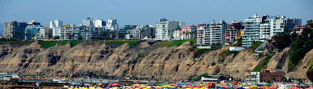 Barranco district (Lima Perú) cityscape.