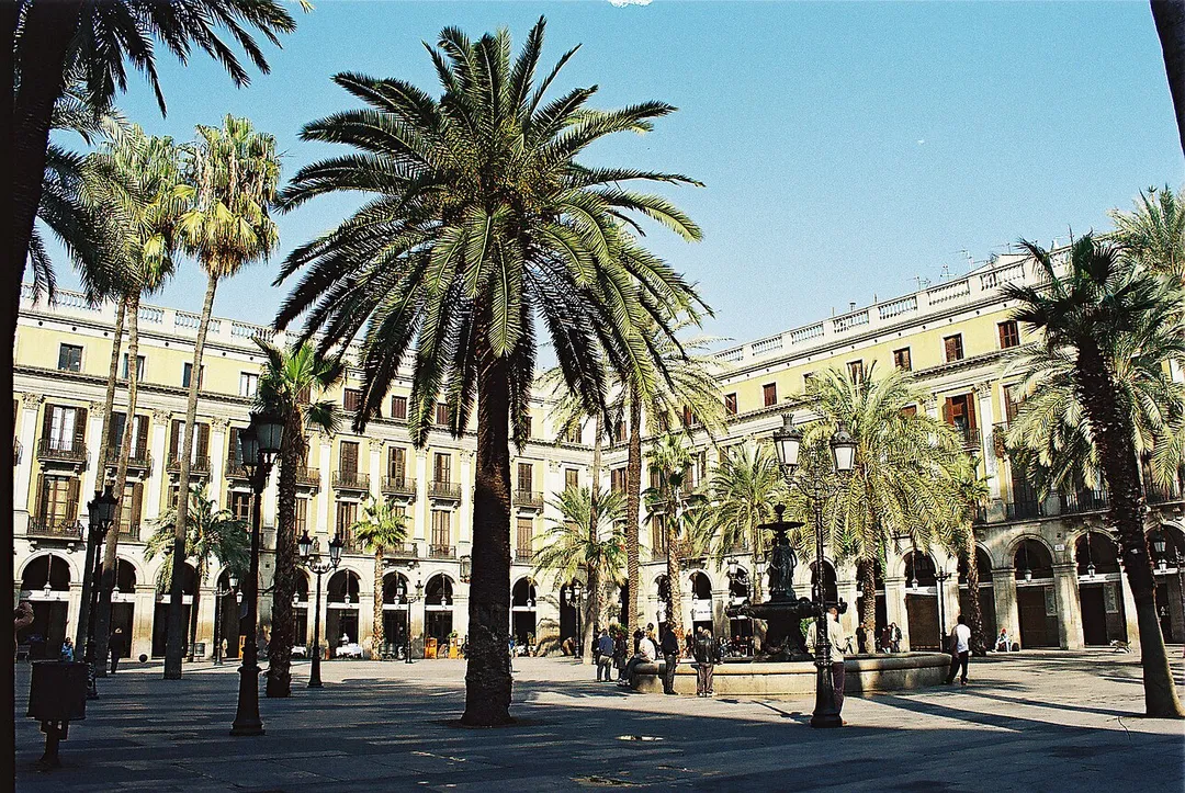 Barcelona,  Plaça Reial