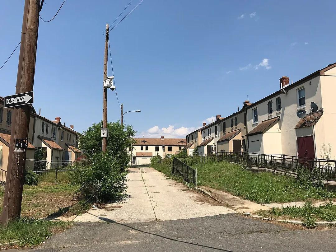 Barry Farm, May 2019 prior to demolition on Stevens Rd,