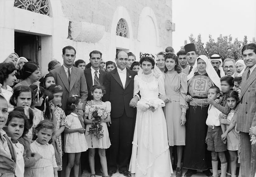 Christian wedding, Beit Jala near Jerusalem, Palestine