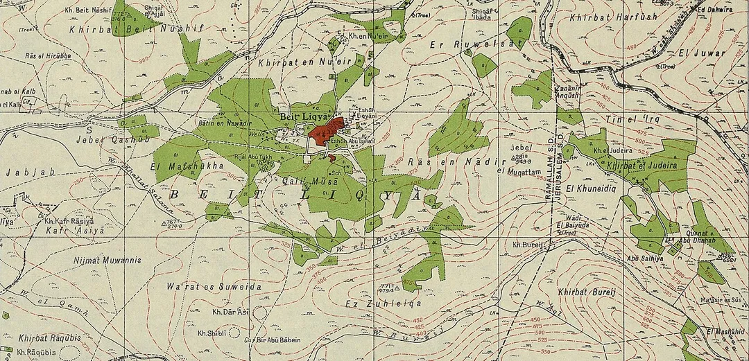 Beit Liqya 1944 1:20,000