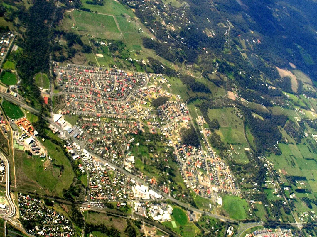 Aerial photo of Beconsfield Victoria