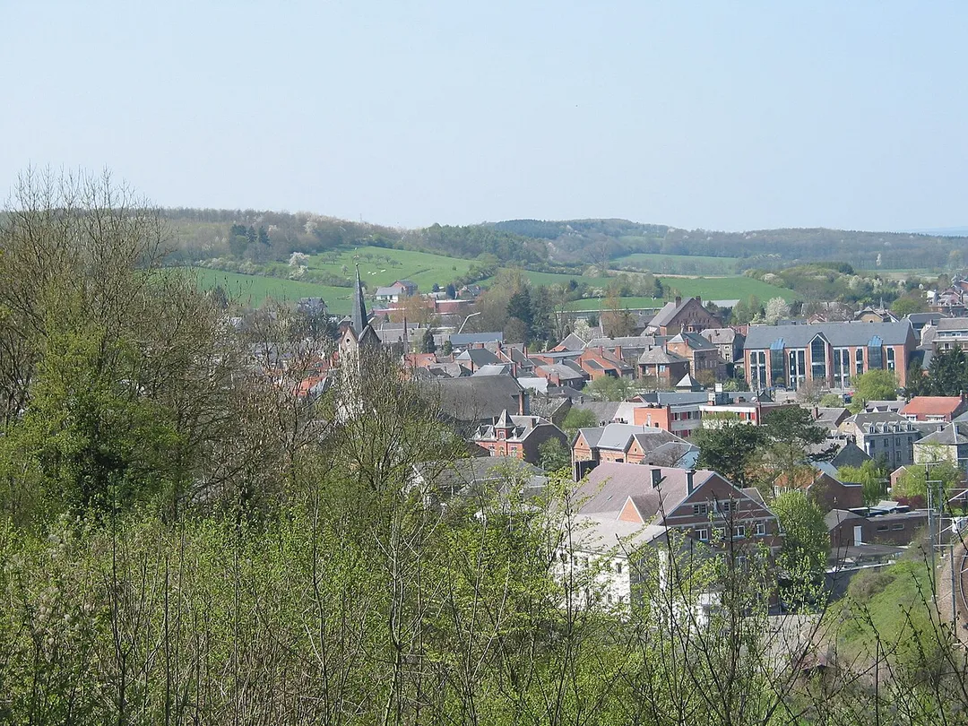 Beauraing (Belgium), view of the town.