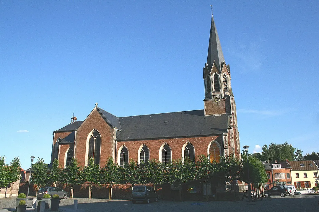 Beauvechain, the Saint Sulpice church (1853-1860).