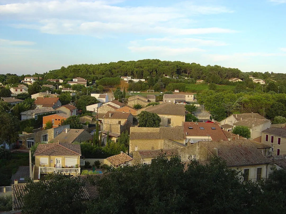 Beauvoisin - vue depuis le belvédère du Château