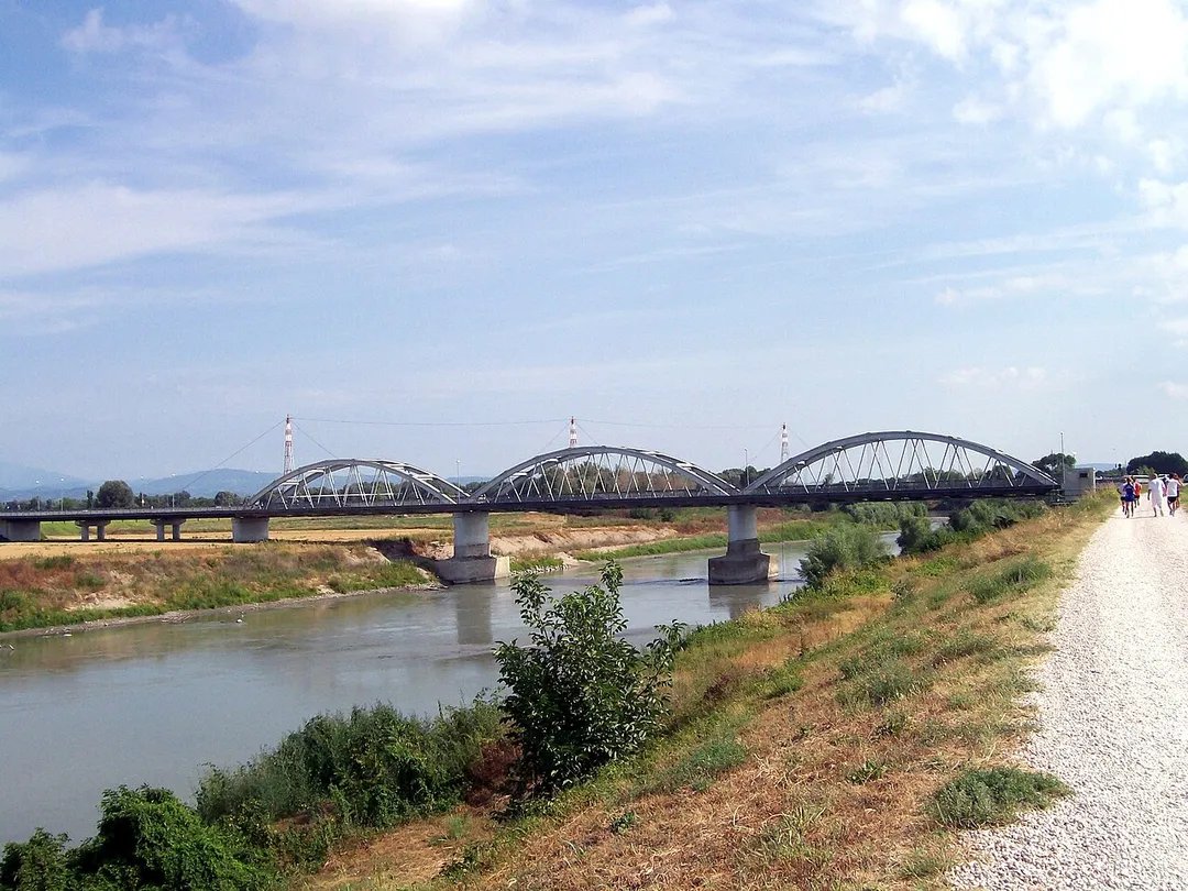 Ponte sul fiume Adige - Albaredo d'Adige (VR).