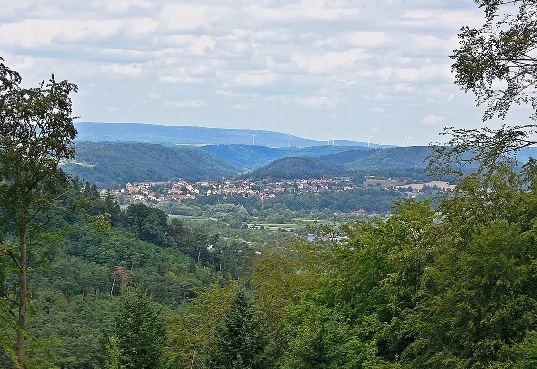 Blicke auf Beckingen vom Oberlimberg