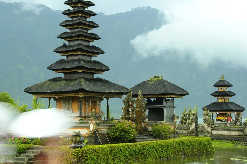 Pura Ulun Danu Bratan, Bedugul, Bali, Indonesia