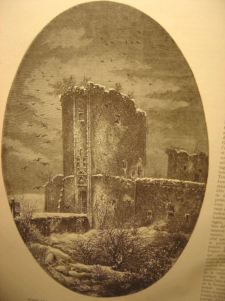 Ruines du Château de Beersel, près de Bruxelles par Puttaert