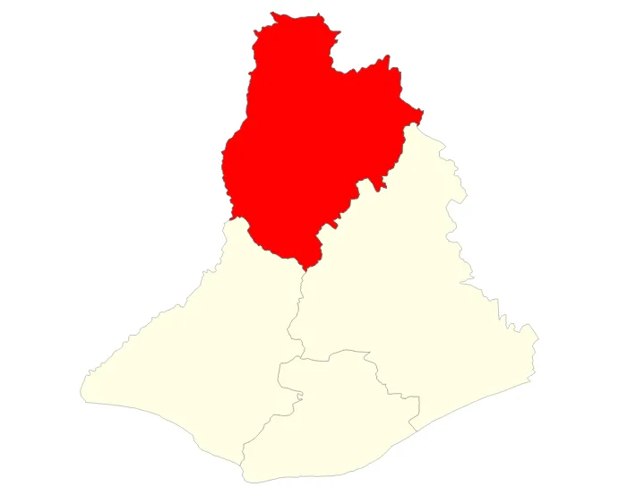 Localisation du district de Bekily dans la région Androy
