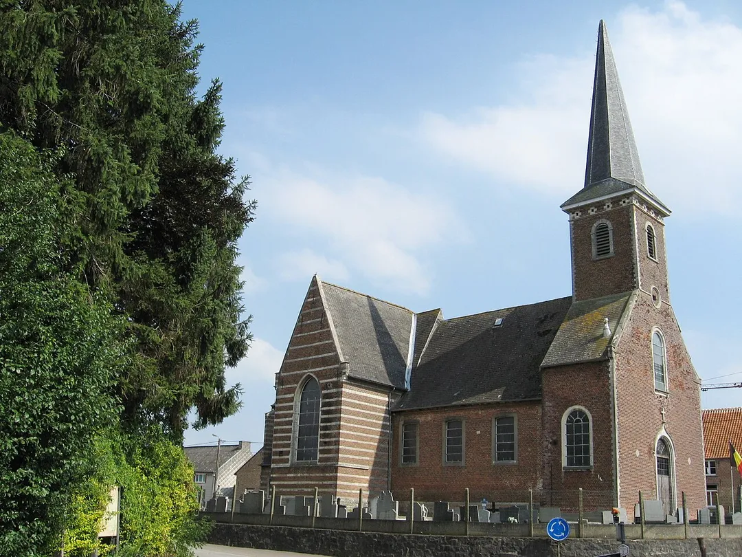 Church of Saint Quirinus in Wersbeek, Molenbeek-Wersbeek, Bekkevoort, Flemish Brabant, Belgium