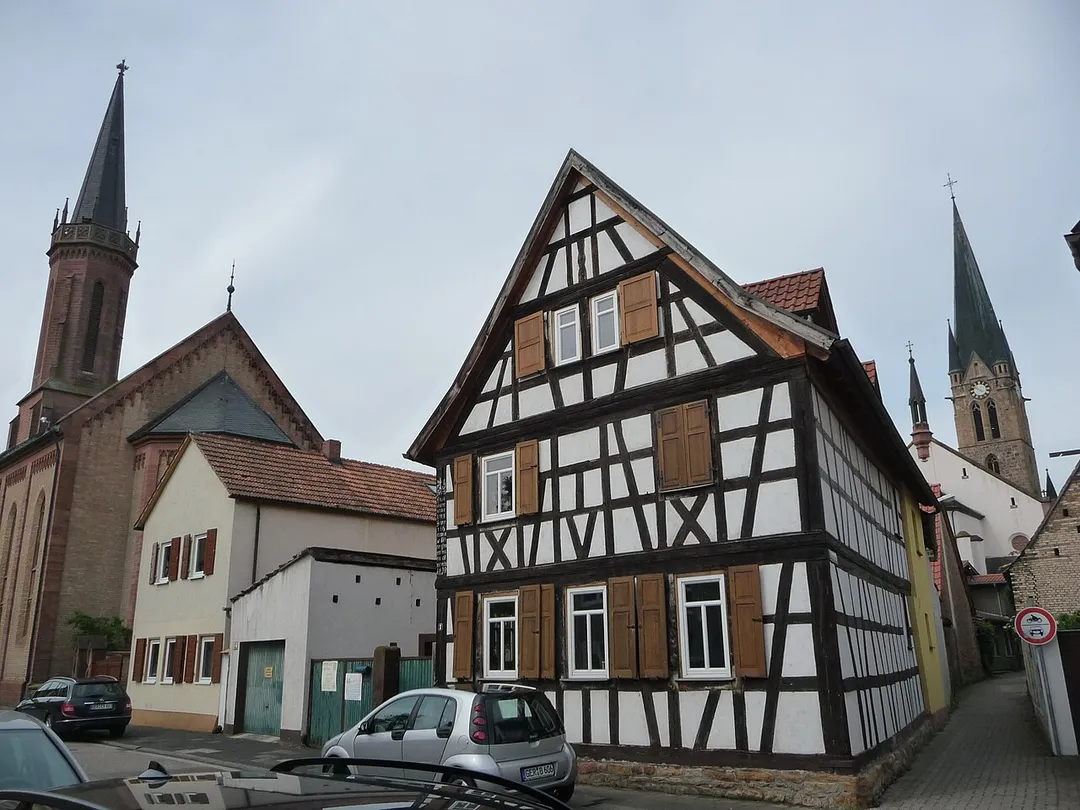 Kirche in Bellheim, Landkreis Germersheim in Rheinland-Pfalz