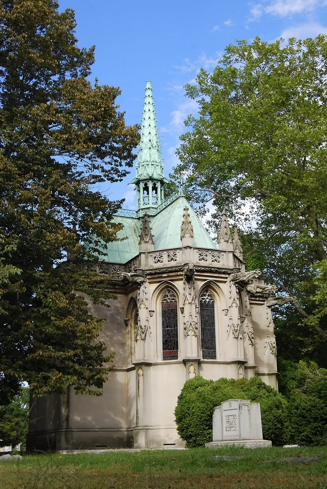 An exact replica of The Chapel of Saint Hubert at Chateau Amboise in France, which was designed by Leonardo DaVinci