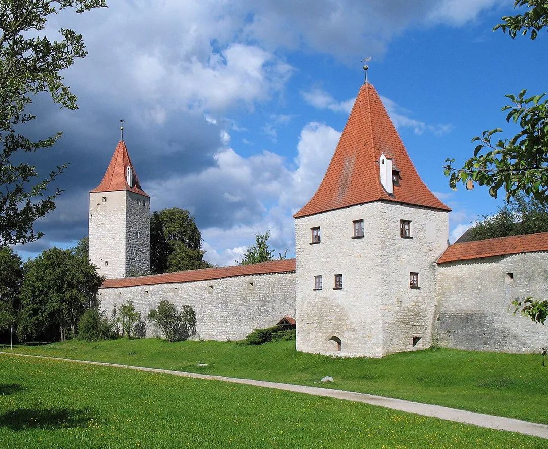 Teil der Stadtmauer von Berching