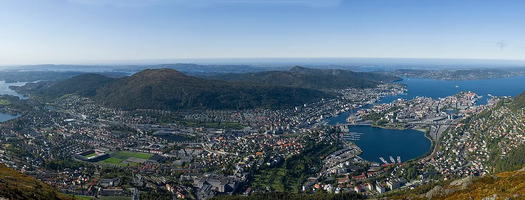 Bergen seen from Ulriken