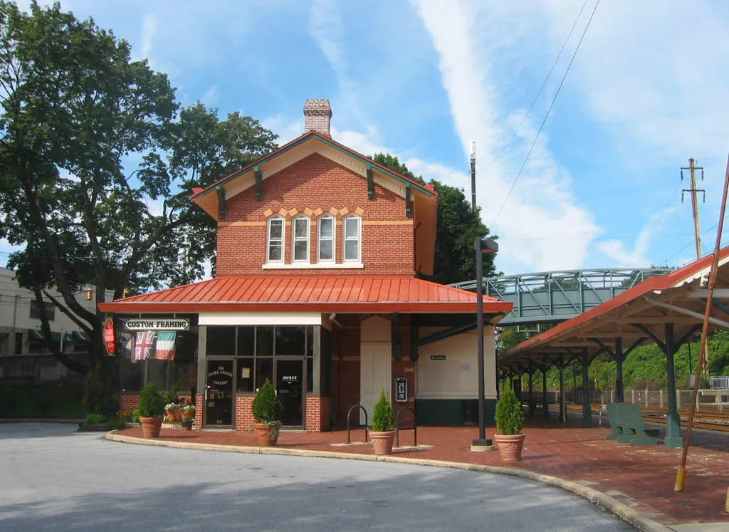 Berwyn station in July 2005