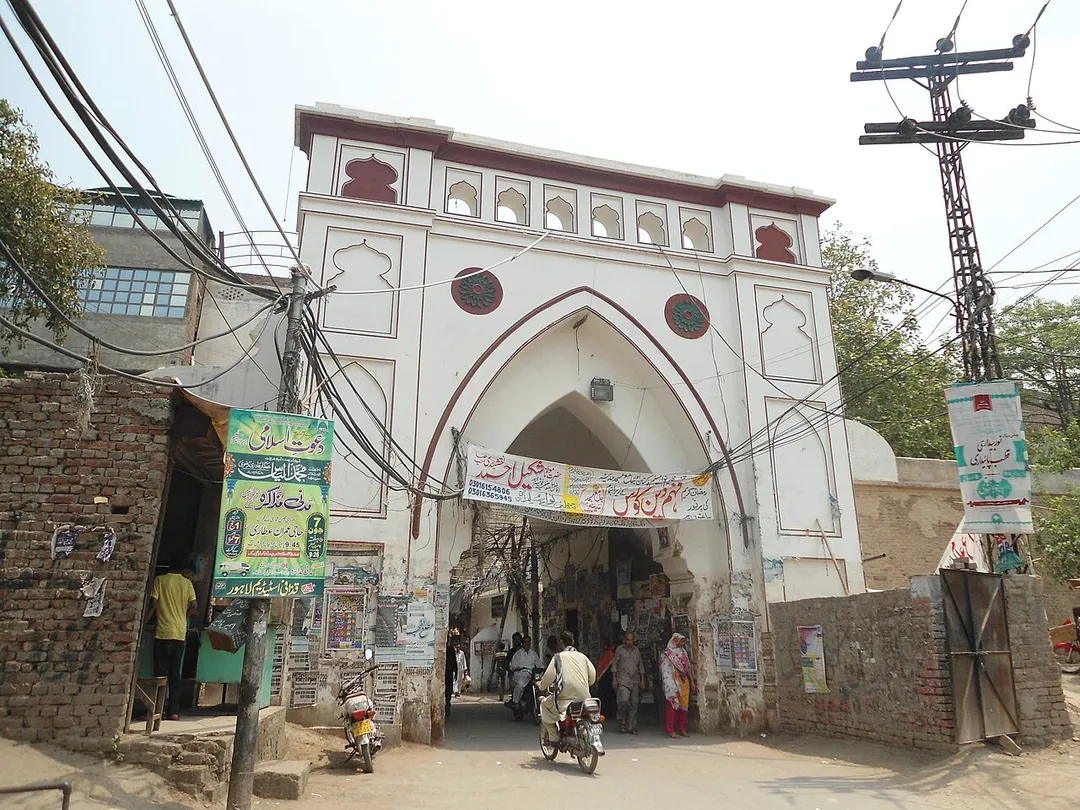 This is a photo of a monument in Pakistan identified as the