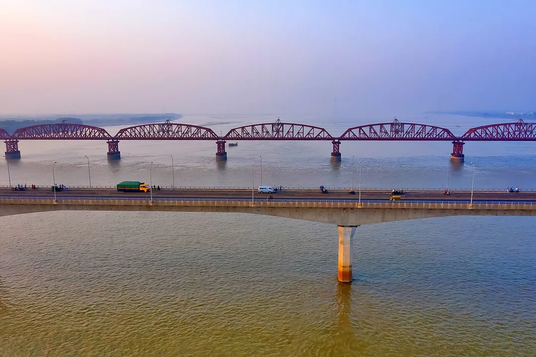 This is a photo of a monument in Bangladesh identified by the ID