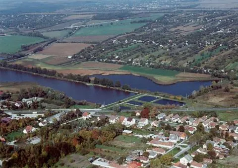 Bicske, Hungary, aerialphotography