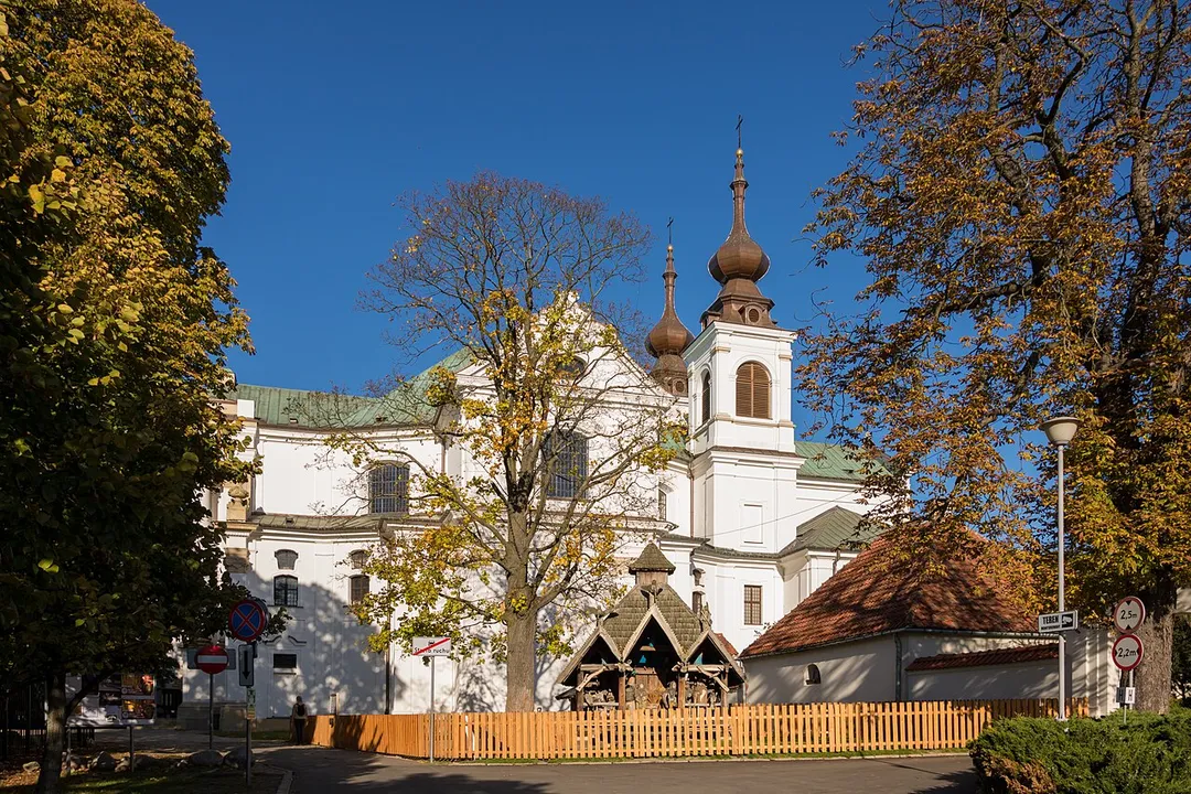 Camaldolese Church (Zespół klasztorny Kamedułów na Bielanach) in Warsaw, Poland, in Bielański Forest