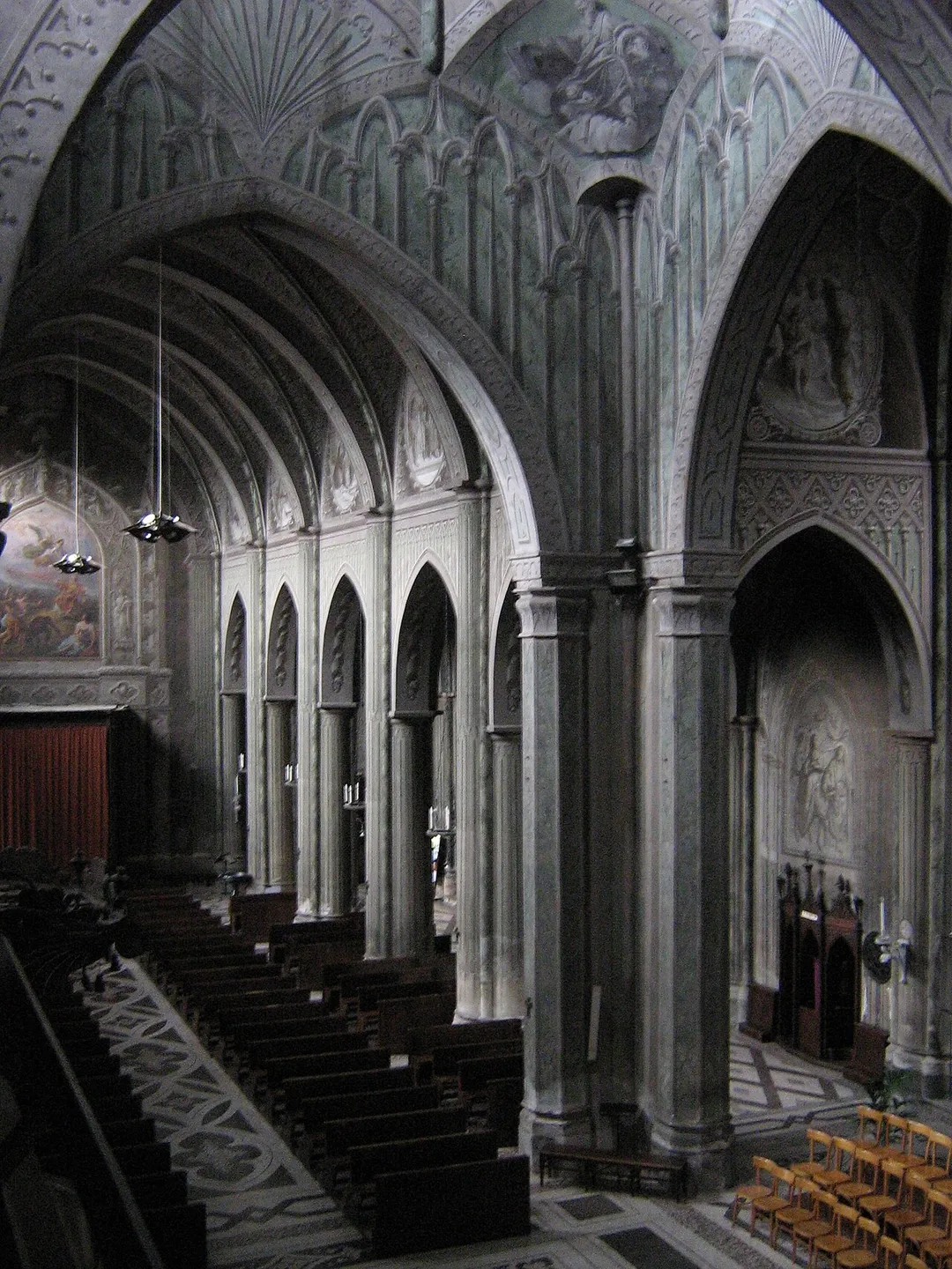 Cathedral in Biella, Italy. Masterpiece of Trompe l'oeil. Photo by Leonardo Ciampa, 7 June 2007.