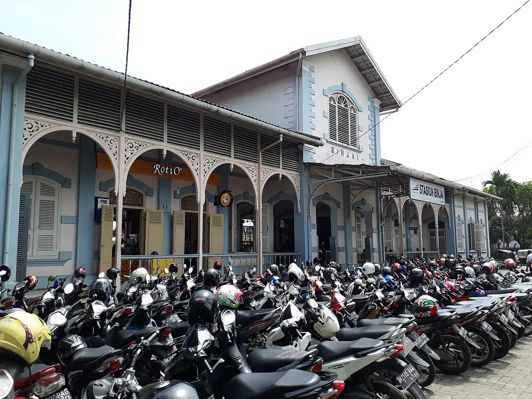 Binjai Station, Binjai, North Sumatra, Indonesia