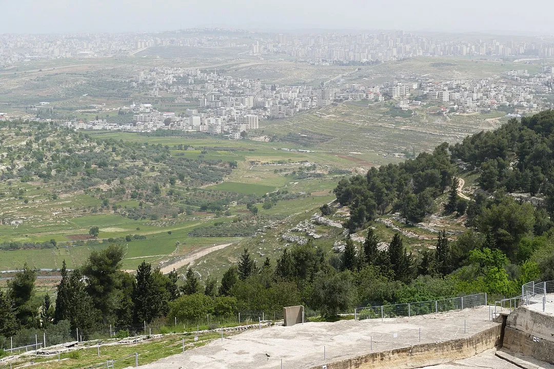 Views from Nabi Samuel, north.