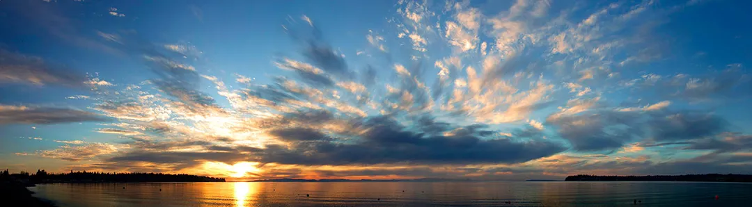 Birch Bay has some of the warmest water on the Pacific Coast, making the crescent-shape bay a favorite place for swimming during summer season.