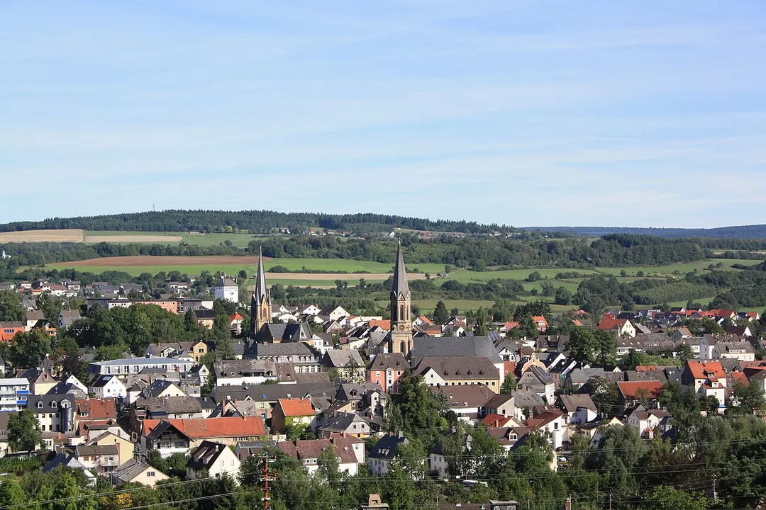 Birkenfeld an der Nähe - Stadtansicht vom Burgberg