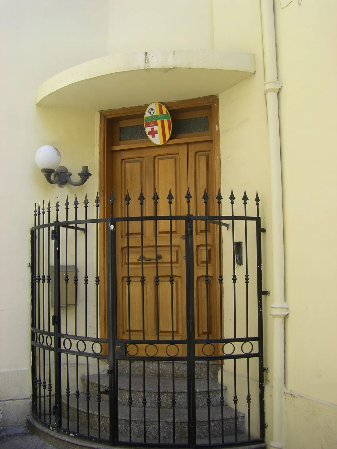 Entrance to the office of Birkirkara FC which is just left around the corner from McDonalds