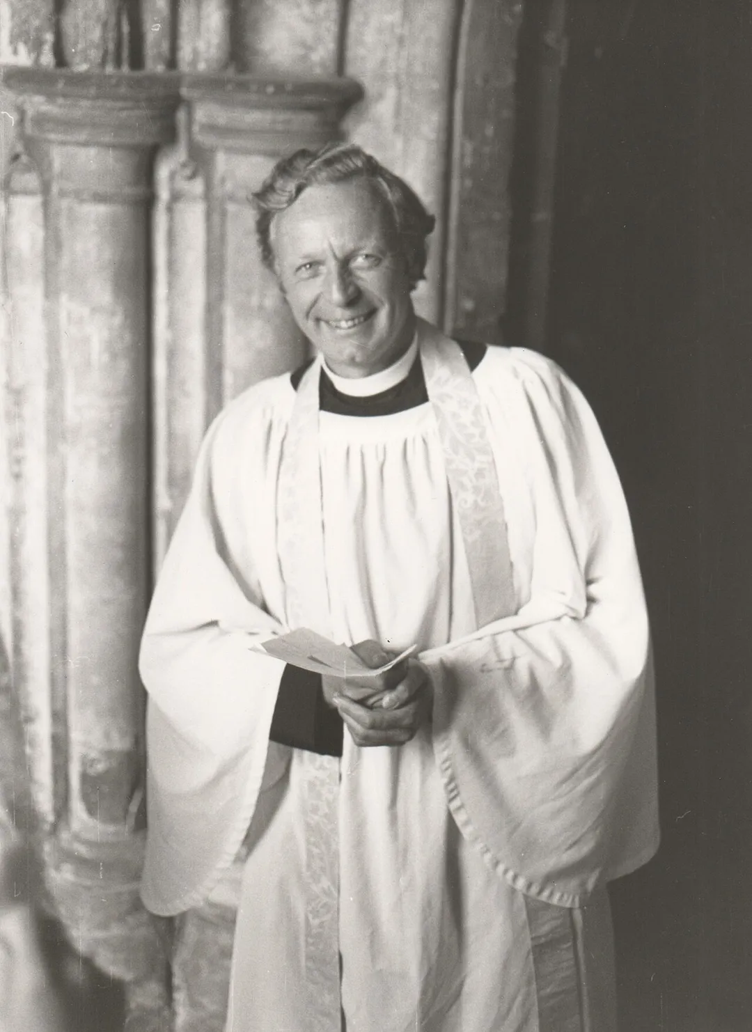 This is Bishop Keith when he was the Bishop of Kingston-upon-Thames, Suffragan Bishop of the Southwark Diocese.