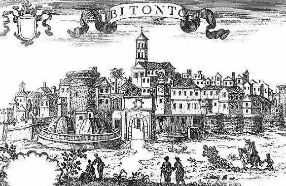 old reprodution of bitonto