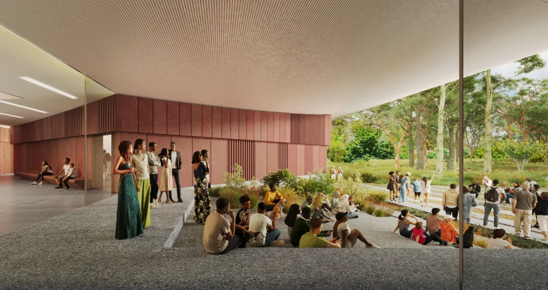 A render of the new Blacktown Arts Centre opening in 2028.