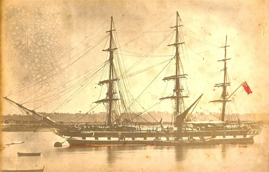 The semi-clipper Clyde (1860) 1151 tons.