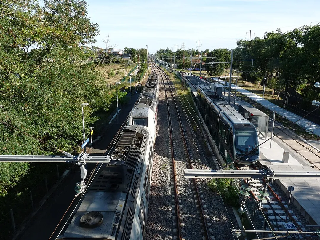 Eindpunt tramlijn C in Blanquefort