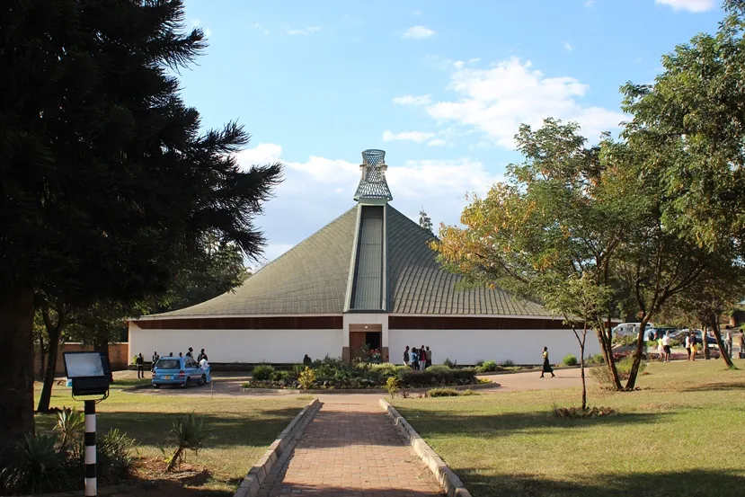 The modern Multi-purpose hall at the Blantyre Mission