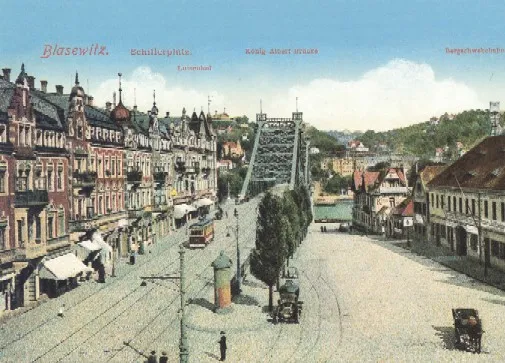 Blasewitz near Dresden, Germany, Schillerplatz about 1910, Photographer: unknown
