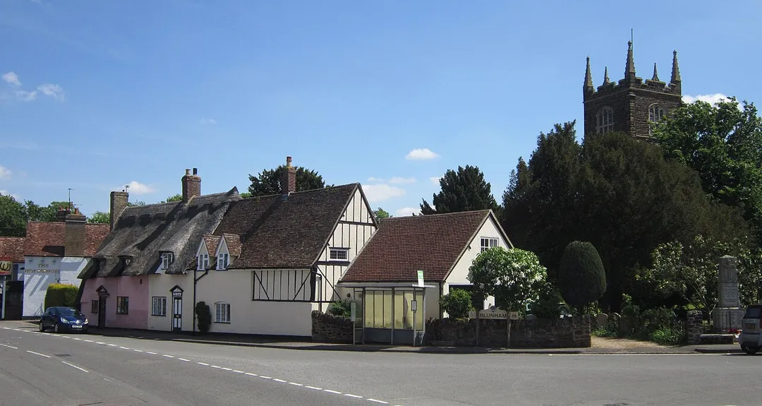Blunham village centre
