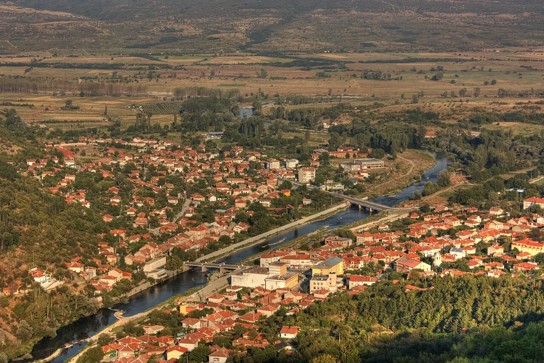The town of Boboshevo, Bulgaria